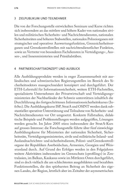 Deutsch (PDF) - Center for Security Studies (CSS) - ETH Zürich