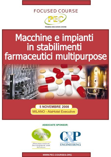 Macchine e impianti in stabilimenti farmaceutici ... - Assogenerici