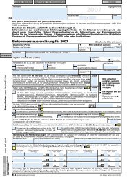 EinkommensteuererklÃ¤rung 2007 - Formulare - Bundesministerium ...