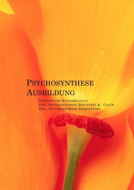 Psychosynthese Ausbildung Deutsche Psychosynthese