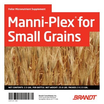 Manni-Plex for Small Grains - Brandt