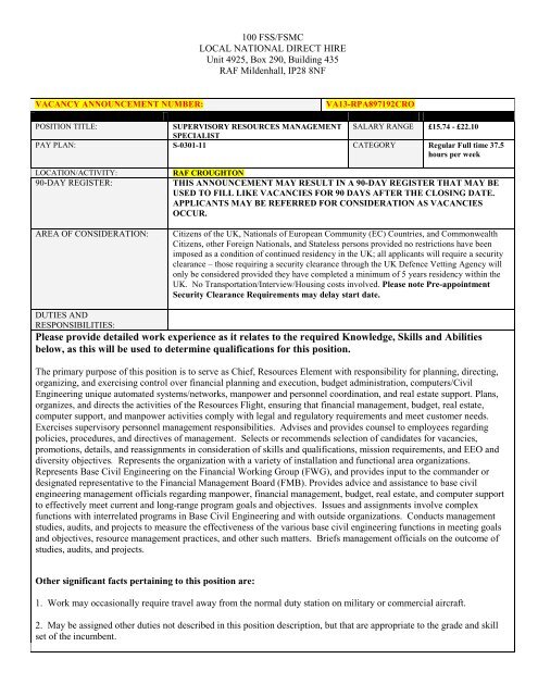 raf croughton phone numbers