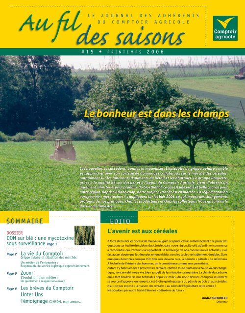 Fil Des Saisons #15 Printemps 2006 - Comptoir Agricole