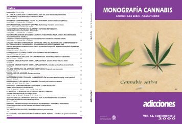 MonografÃ­a Cannabis - Plan Nacional sobre drogas