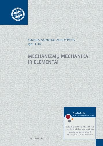 MECHANIZMÃ…Â³ MECHANIKA IR ELEMENTAI - Vilniaus Gedimino ...