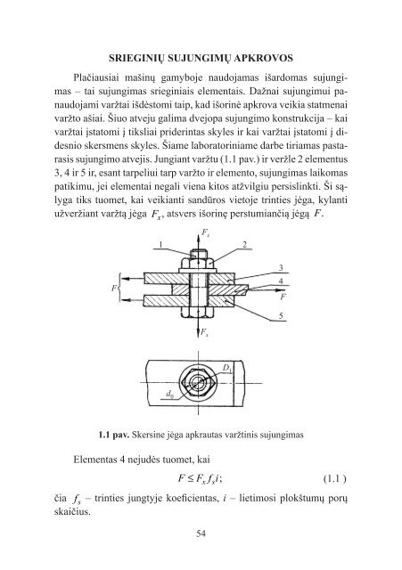 MECHANIZMÃ…Â³ MECHANIKA IR ELEMENTAI - Vilniaus Gedimino ...