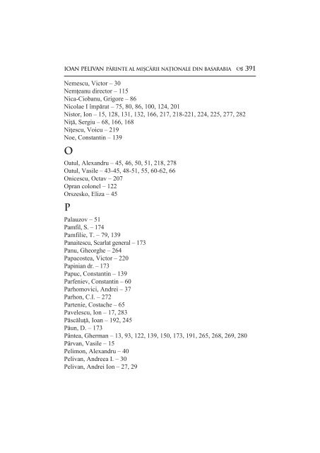 Ioan Pelivan - PÄrinte al miÅcÄrii naÅ£ionale din Basarabia - Romania ...