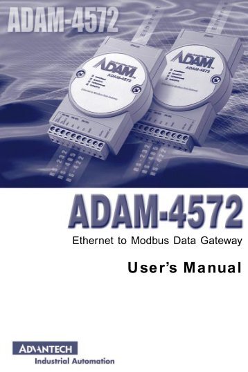 ADAM-4572 User's Manual