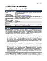 DPOW - PNPM Support Facility