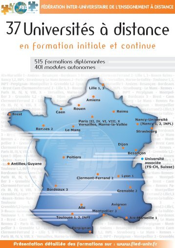 37 UniversitÃƒÂ©s ÃƒÂ  distance - L'Etudiant