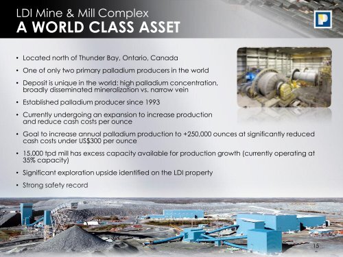 Investor Presentation - North American Palladium