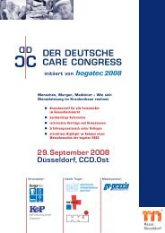 DER DEUTSCHE CARE CONGRESS - Messe Düsseldorf