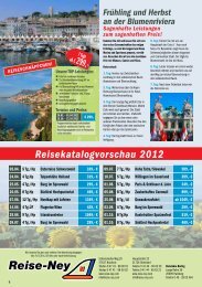 Reisekatalogvorschau 2012 - Reise-Ney
