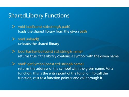 Loading shared libraries and classes dynamically at runtime. - Poco