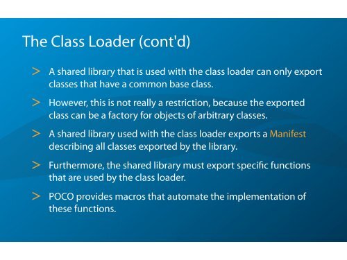 Loading shared libraries and classes dynamically at runtime. - Poco