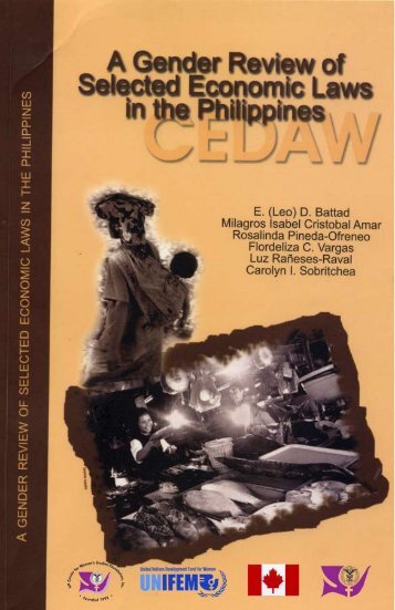 A Gender Review of Selected Economic Laws in the Philippines