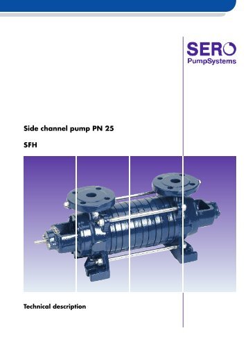 Side channel pump PN 25 SFH - SERO PumpSystems GmbH