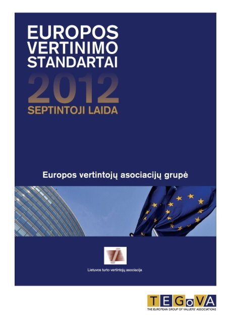 europos vertinimo standartai, 2012 - TEGoVA