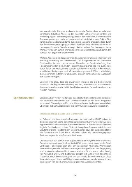 Potenzialanalyse Seniorenwirtschaft - Regionalverband ...