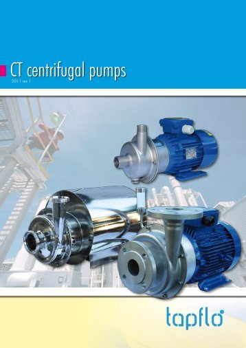 CT centrifugal pumps - Tapflo