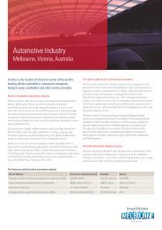 Automotive Industry Brochure - Invest Victoria