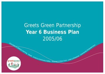 2005/2006 - The Greets Green Partnership Legacy Website