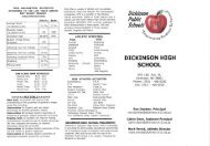 DHS School Profile - Dickinson Public Schools