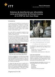 Sistemas de desinfecciÃ³n por ultravioleta como ... - El Agua Potable