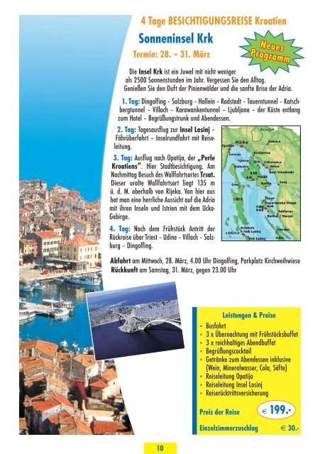 Busreisekatalog 2012 - Reisepartner Pellkofer