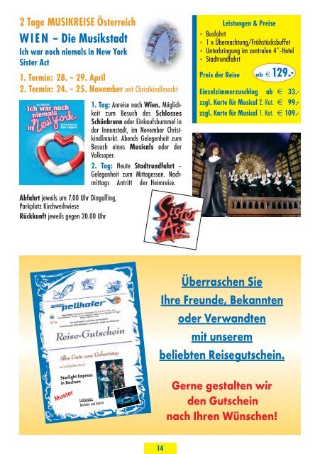 Busreisekatalog 2012 - Reisepartner Pellkofer