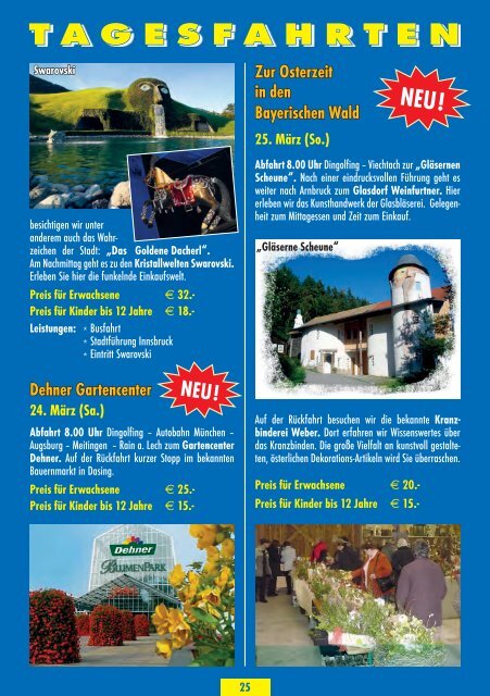 Busreisekatalog 2012 - Reisepartner Pellkofer