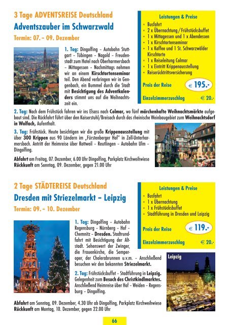 Busreisekatalog 2012 - Reisepartner Pellkofer