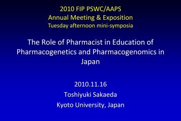 The Role of Pharmacist in Education of