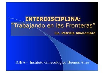 IGBA - Instituto GinecolÃ³gico Buenos Aires