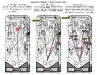 SOPRANOSÂ® PLAYFIELD SHOT MAP - STERN Pinball