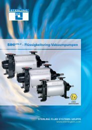 SIHILPH-X - Flüssigkeitsring-Vakuumpumpen