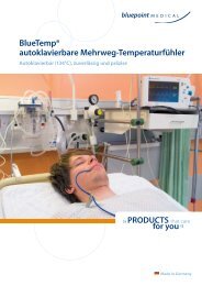 BlueTemp® autoklavierbare Mehrweg ... - bluepoint medical