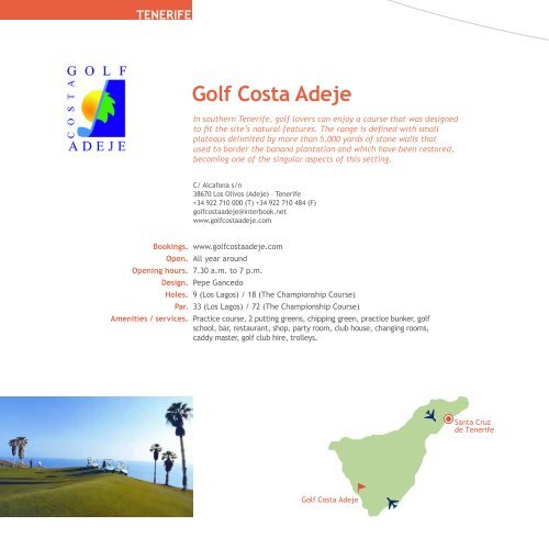 Canary Islands Golf Course Guide