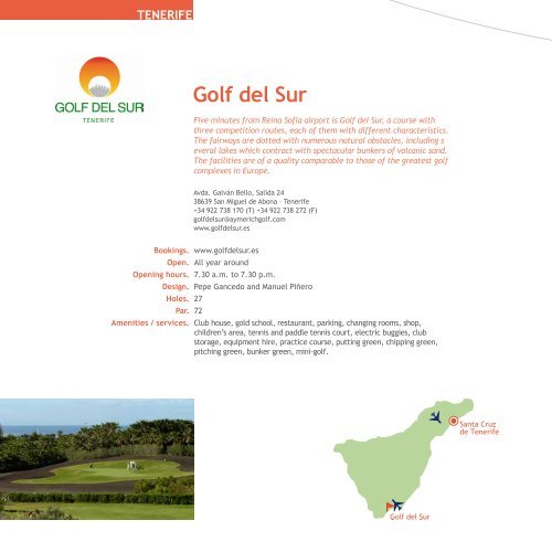 Canary Islands Golf Course Guide
