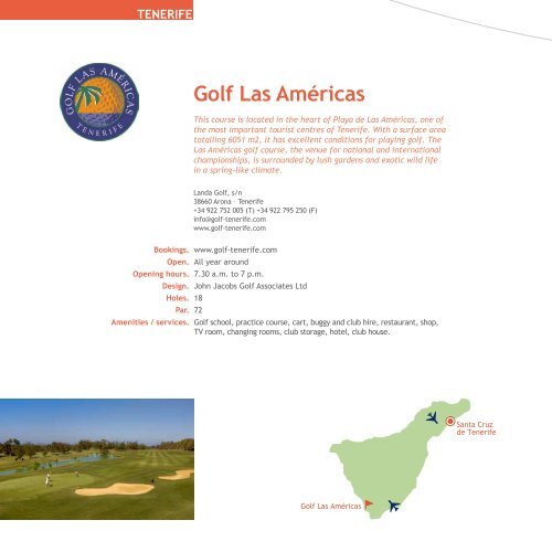 Canary Islands Golf Course Guide