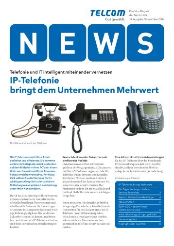 IP-Telefonie bringt dem Unternehmen Mehrwert - Telcom AG