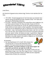 Elternbrief 4 - Grundschule im Weiltal