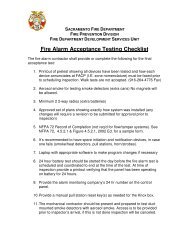 Fire Alarm Acceptance Testing Checklist - Sacramento Fire ...