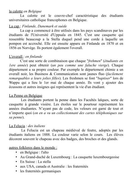 Code de la FALUCHE - HELARY.NET