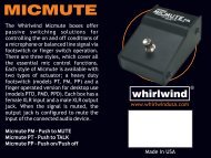 Micmute manual (359 KB - PDF) - Whirlwind