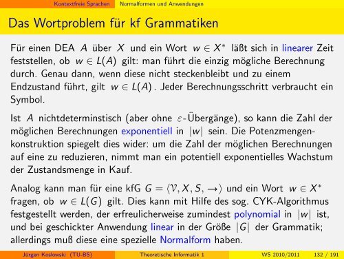 Handout - Institut fÃ¼r Theoretische Informatik - Technische ...