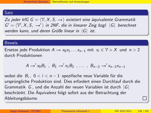 Handout - Institut fÃ¼r Theoretische Informatik - Technische ...