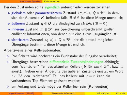 Handout - Institut fÃ¼r Theoretische Informatik - Technische ...