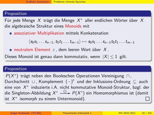 Handout - Institut fÃ¼r Theoretische Informatik - Technische ...