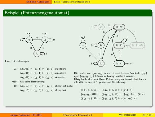 Handout - Institut fÃ¼r Theoretische Informatik - Technische ...